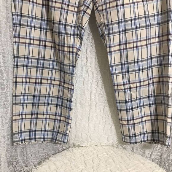 Tommy Hilfiger Plaid Chino Cropped Pants Size 8 - Picture 3 of 8